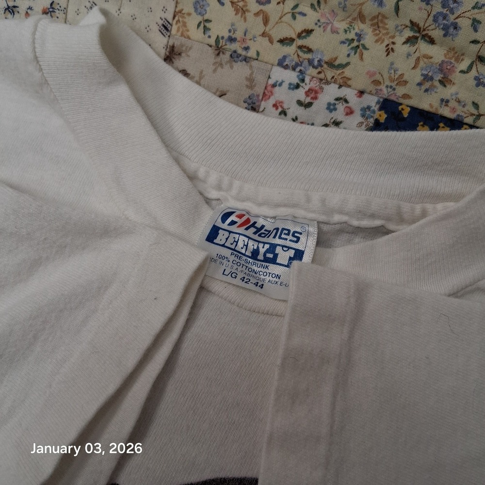 VTG RARe Lord of The Rings 80s Beefy T Shirt Bilbo Gandlaf Thorin The Hobbit - Picture 5 of 12